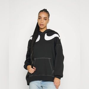 Nike OVERSIZED MIRRORED SWOOSH FLEECE SWEATSHIRT